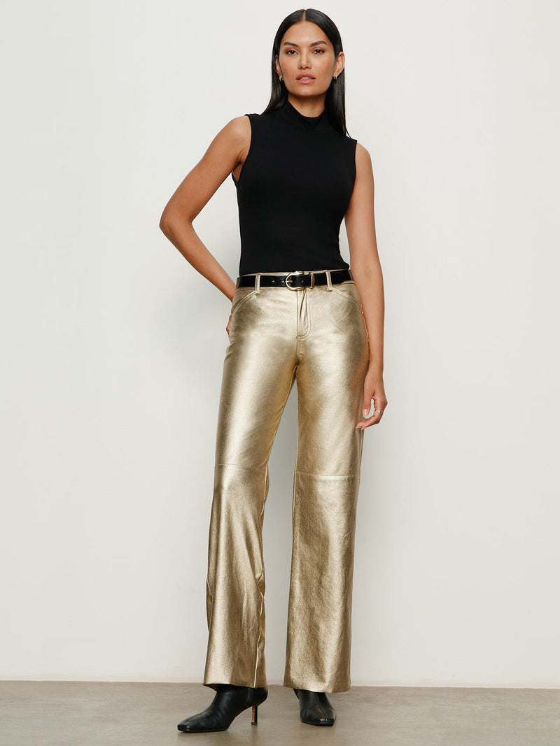 Cadence Relaxed Straight Pant Platinum alt 4