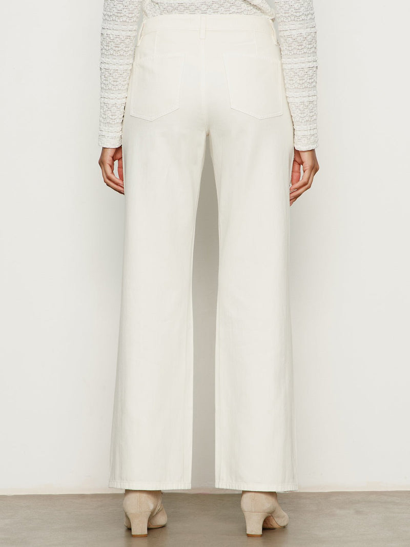 Cadence Shimmer Stripe Jean Vanilla Creme alt 3