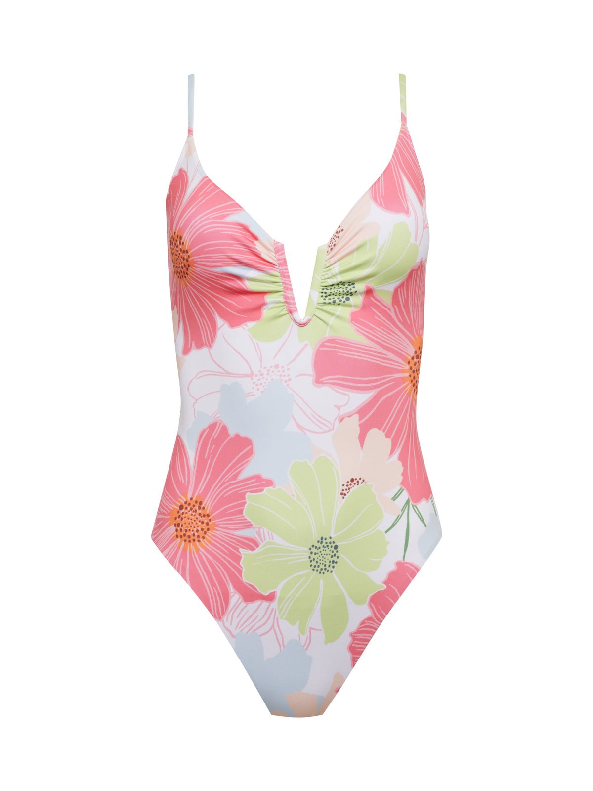 Charming Floral One - Piece Swimsuit White - Sanctuary Clothing