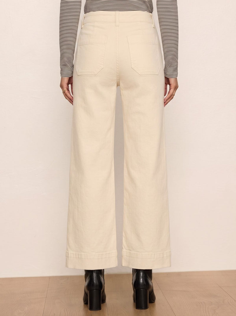 Chelsea Wide Leg Jean French Vanilla alt 2