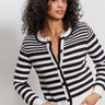 City Summer Cardi Black/ Macrame Multi Stripe - Sanctuary Clothing