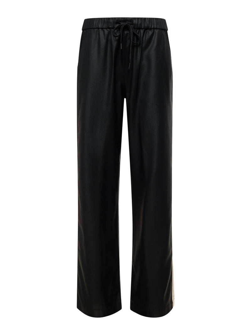 Coated Twill Track Pant Black alt 6
