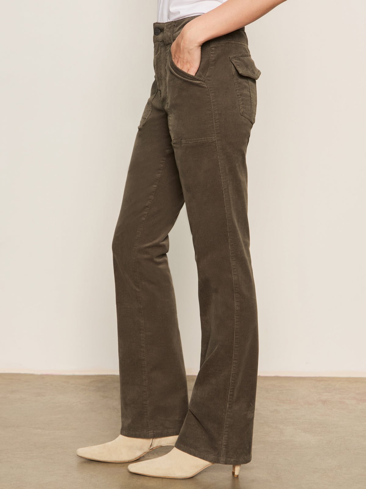 Corduroy Hayden Bootcut Pant Kalamata - Sanctuary Clothing