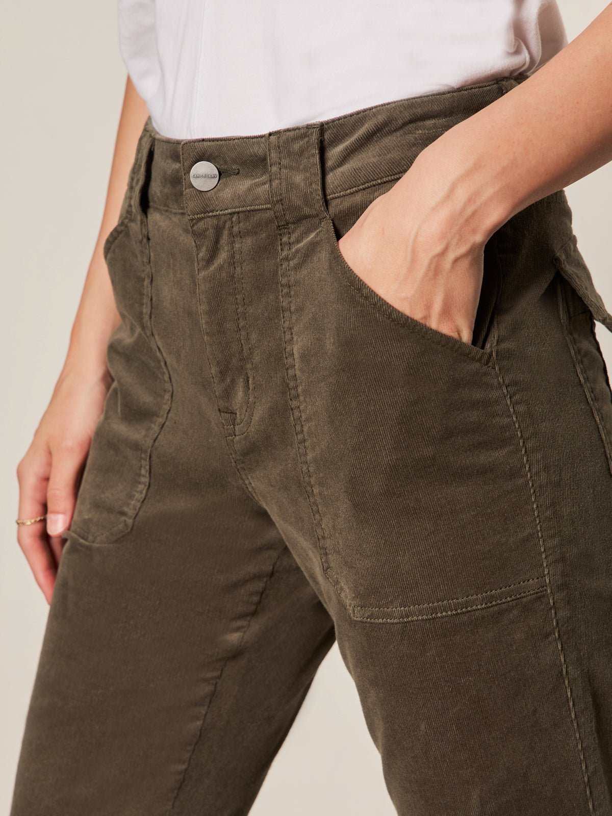 Corduroy Hayden Bootcut Pant Kalamata - Sanctuary Clothing