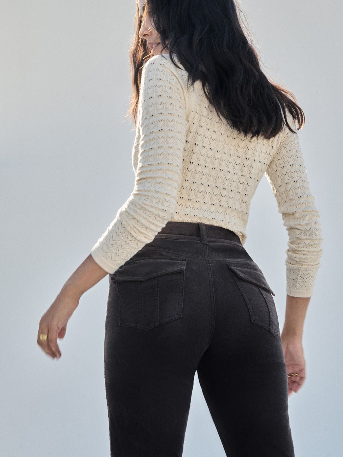 Corduroy Hayden Bootcut Pant Semi Sweet - Sanctuary Clothing