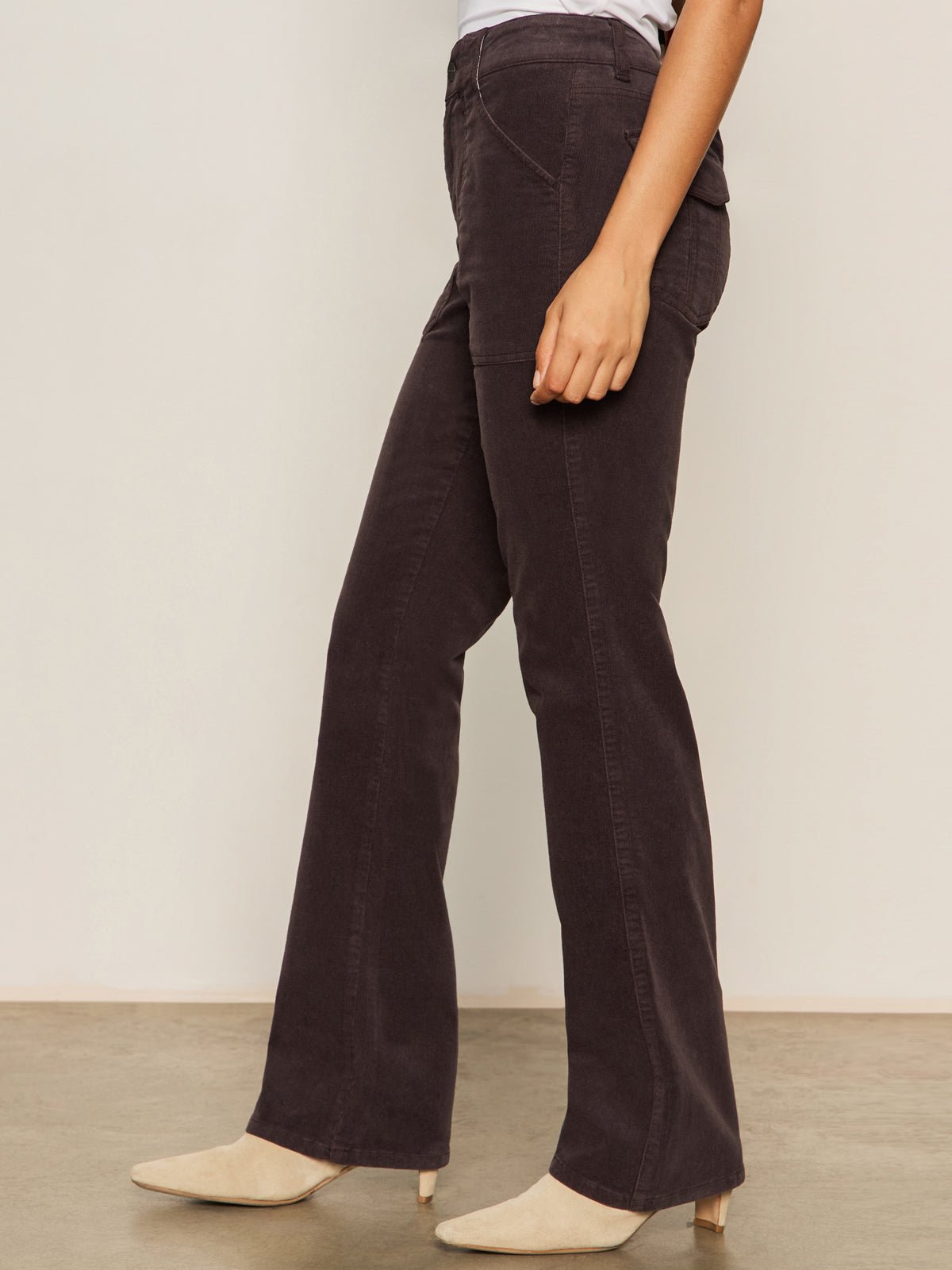 Corduroy Hayden Bootcut Pant Semi Sweet Petite Sizing - Sanctuary Clothing