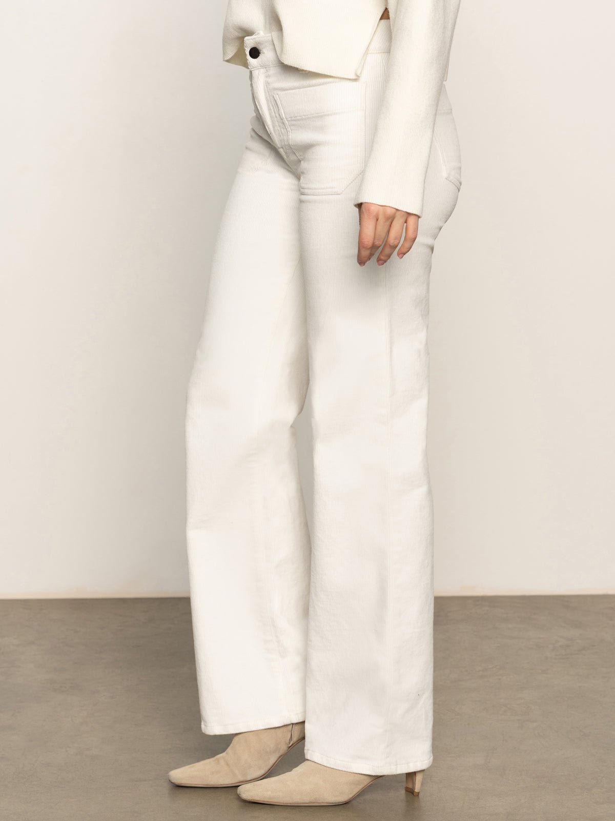 Corduroy Marine Pant Chalk - Sanctuary Clothing