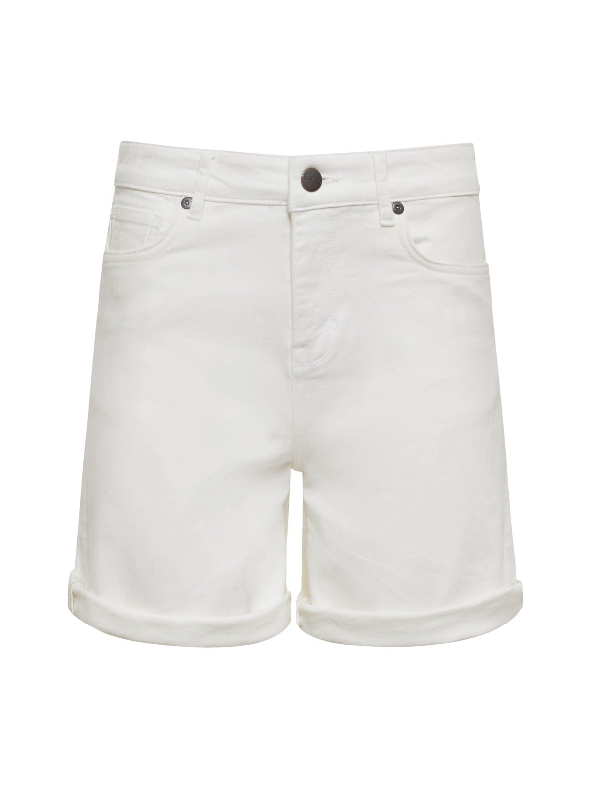 Cuffed Denim Short White - Sanctuary Clothing