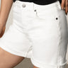 Cuffed Denim Short White - Sanctuary Clothing