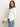 Denim Collarless Lady Jacket White - Sanctuary Clothing