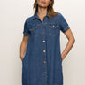 Denim Shiftdress Medium Wash - Sanctuary Clothing