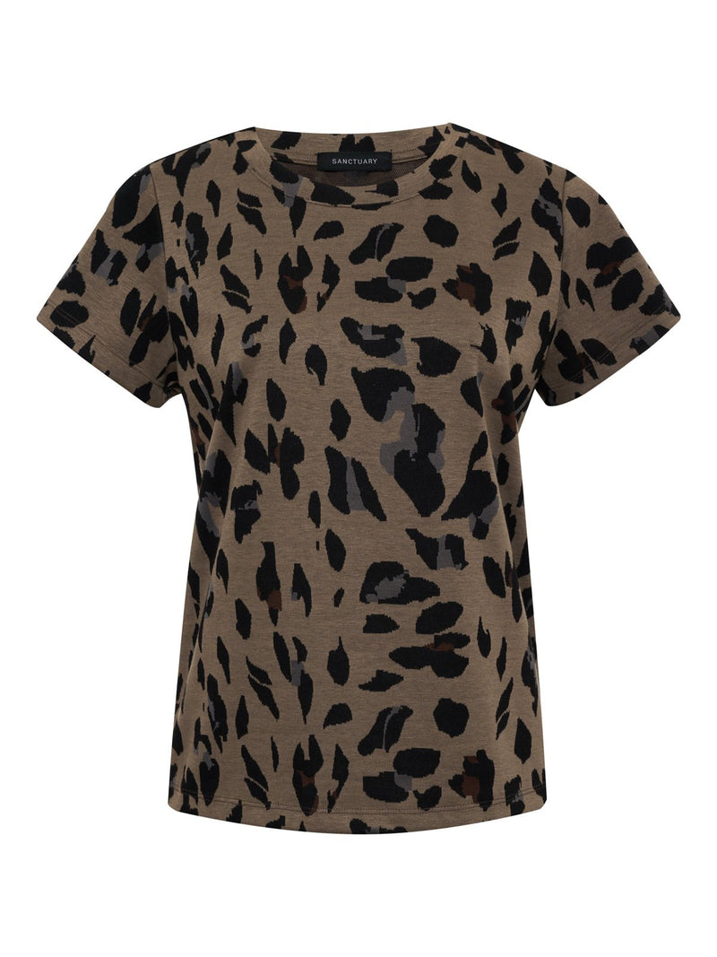 Double Knit Perfect Tee Winter Leopard alt 6