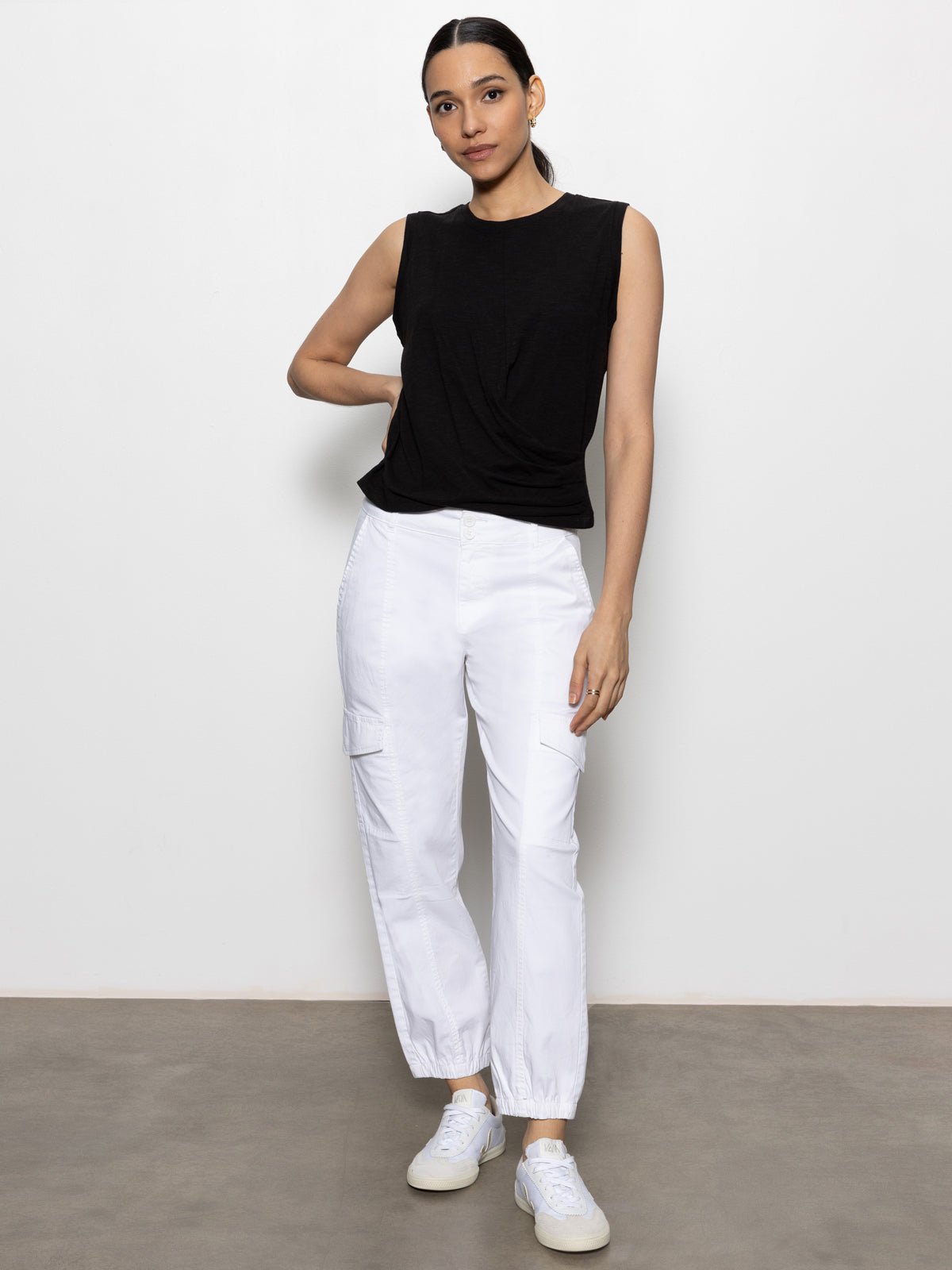 Draped Tank Black - Sanctuary Clothing