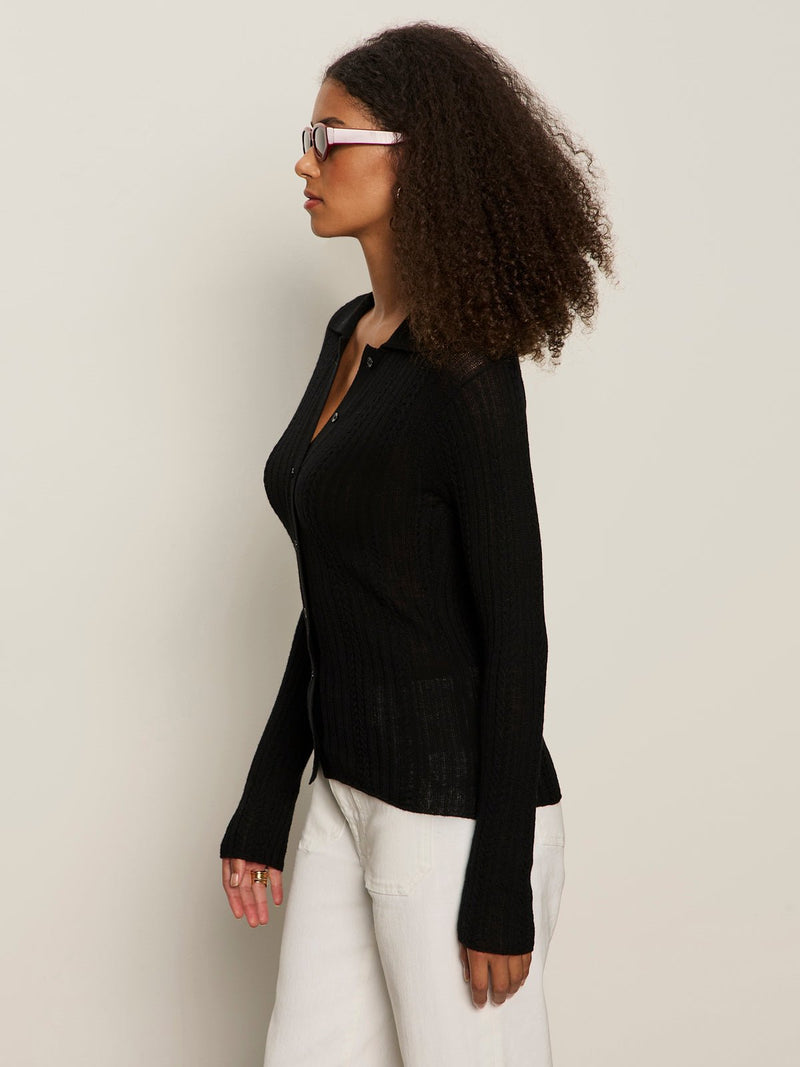 Dreamy Cable Shirt Black alt 2