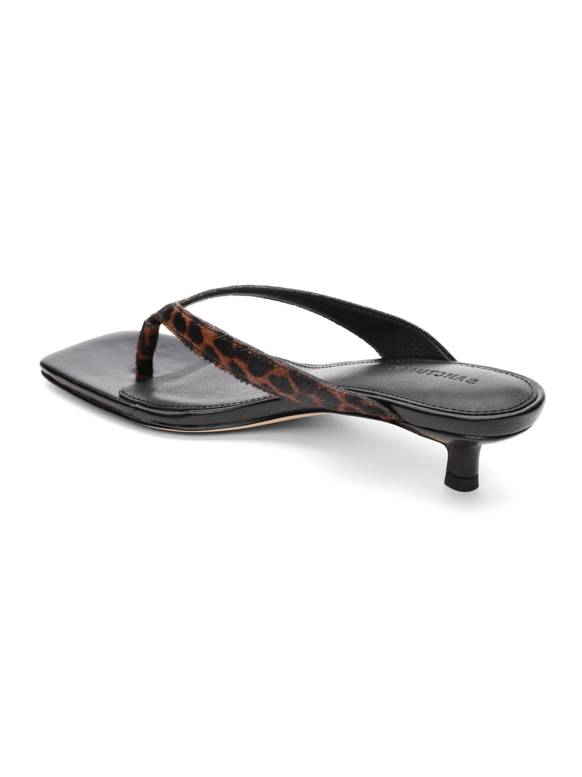 Ease Sandal Black Brown Leopard - Sanctuary Clothing