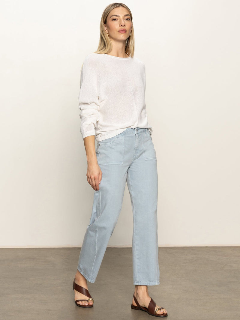 Easy Knitwear Top White alt 4