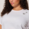 Embellished Tee White Extended Sizing - Sanctuary Clothing