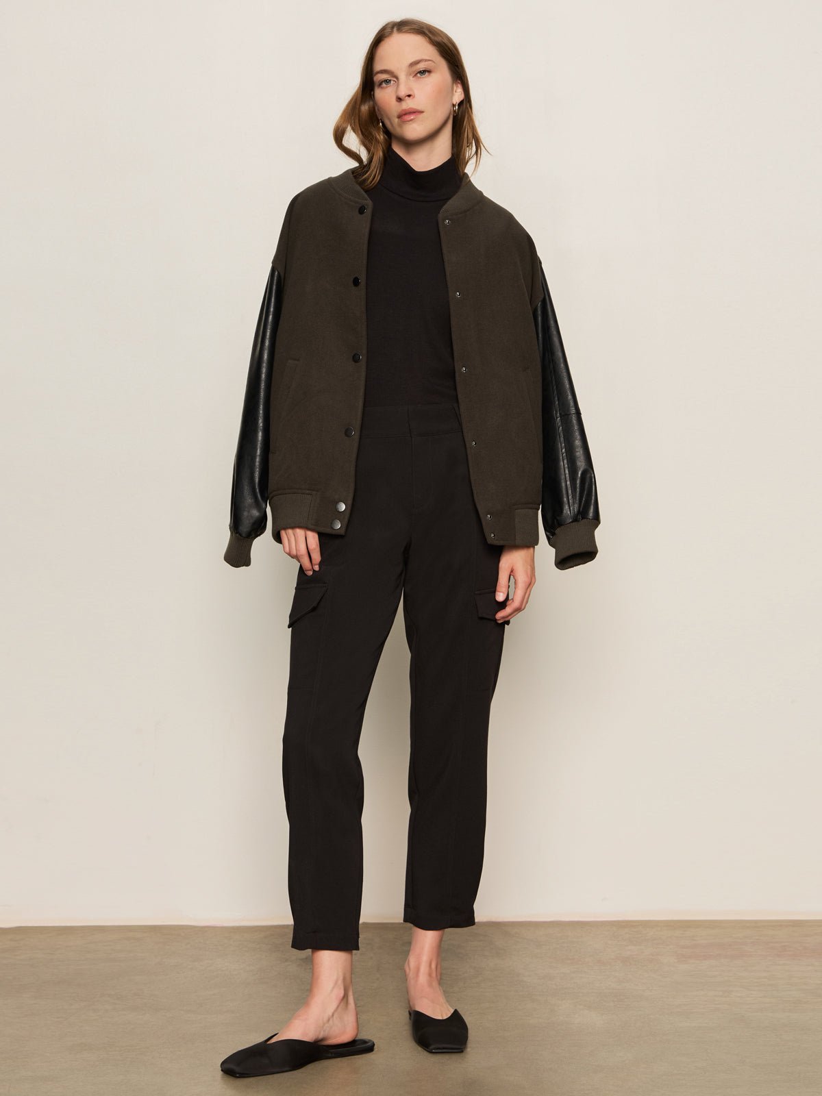 Essential Sleeveless Mock Neck Tank Black - Sanctuary Clothing