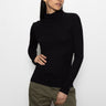 Essential Turtleneck Top Black - Sanctuary Clothing