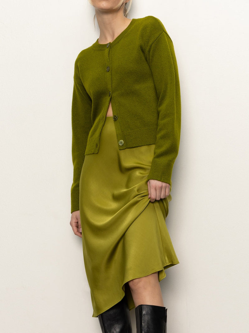 Everyday Midi Skirt Martini Olive