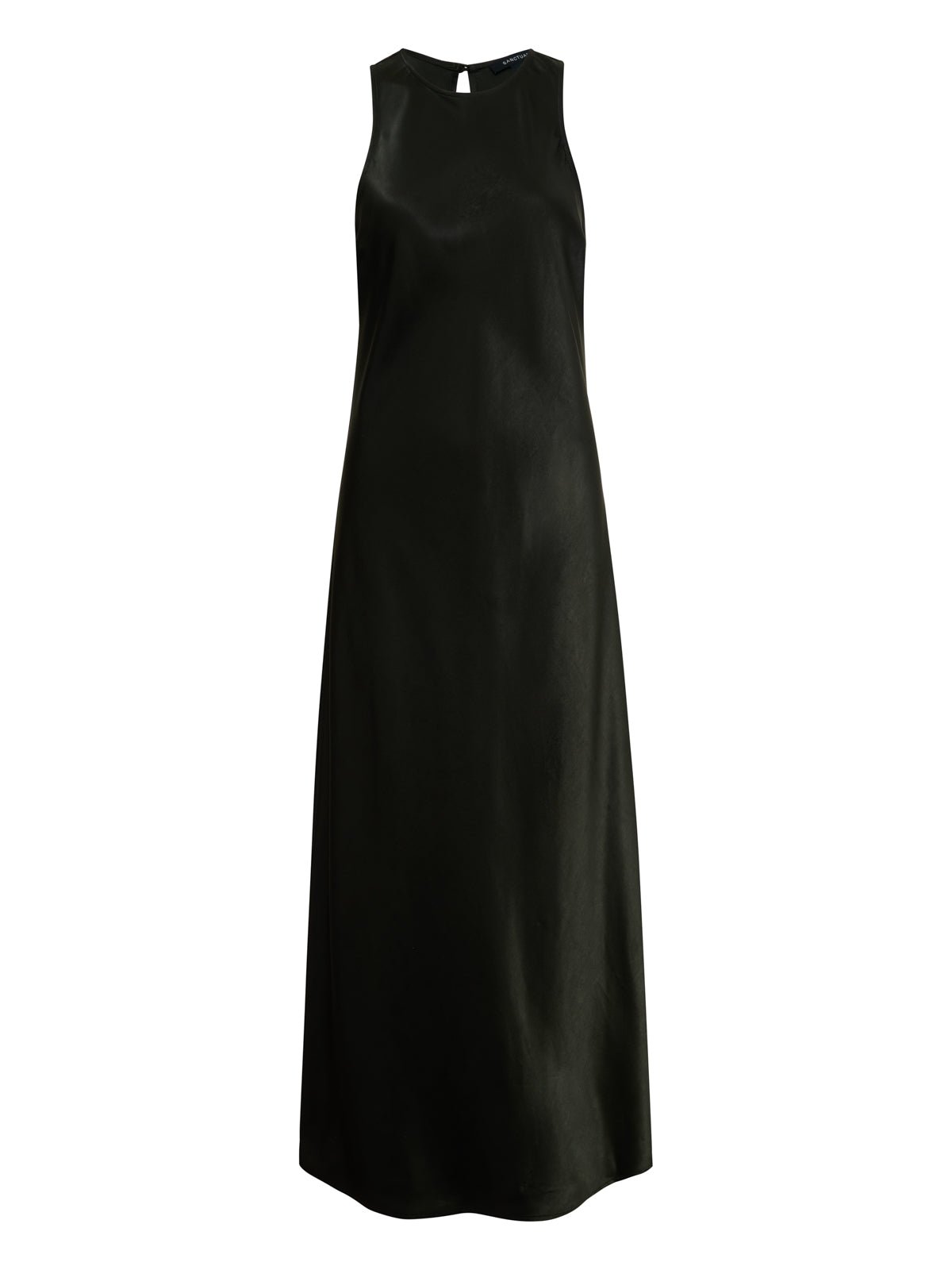 Everyday Satin Dress Black Olive - Sanctuary Clothing