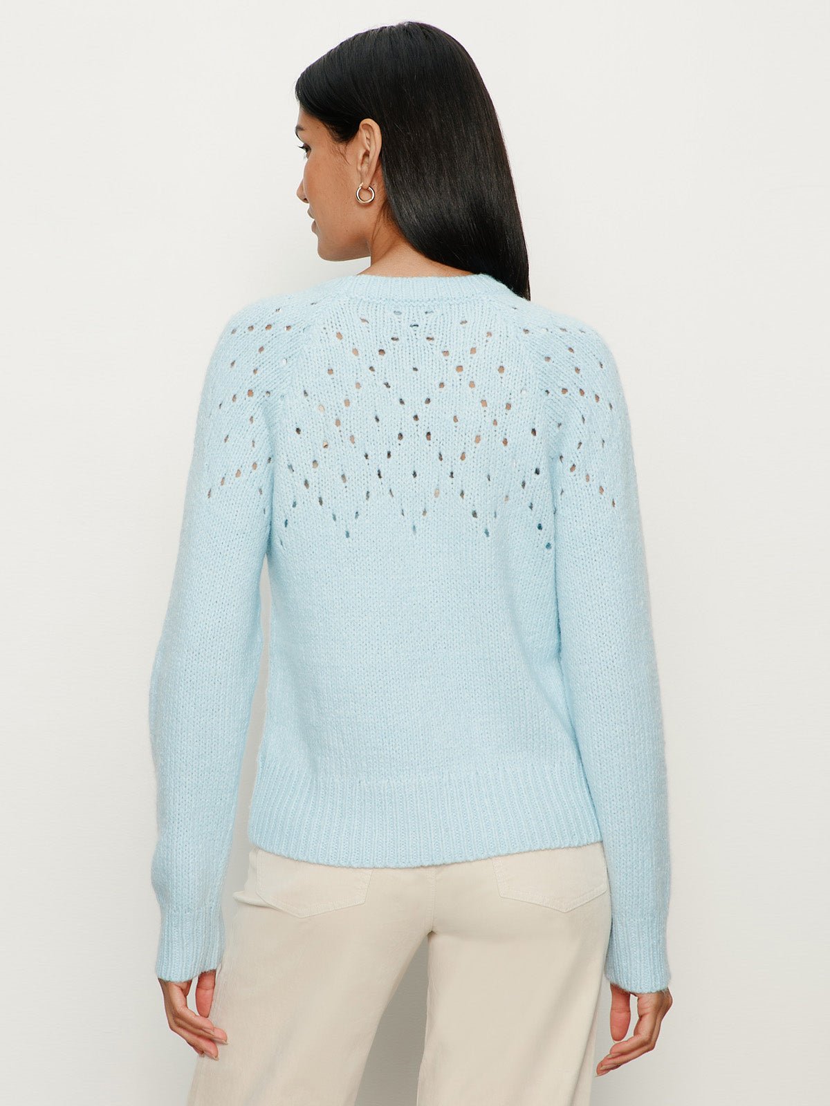 Femme Openwork Sweater Aquamarine - Sanctuary Clothing