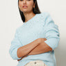 Femme Openwork Sweater Aquamarine - Sanctuary Clothing