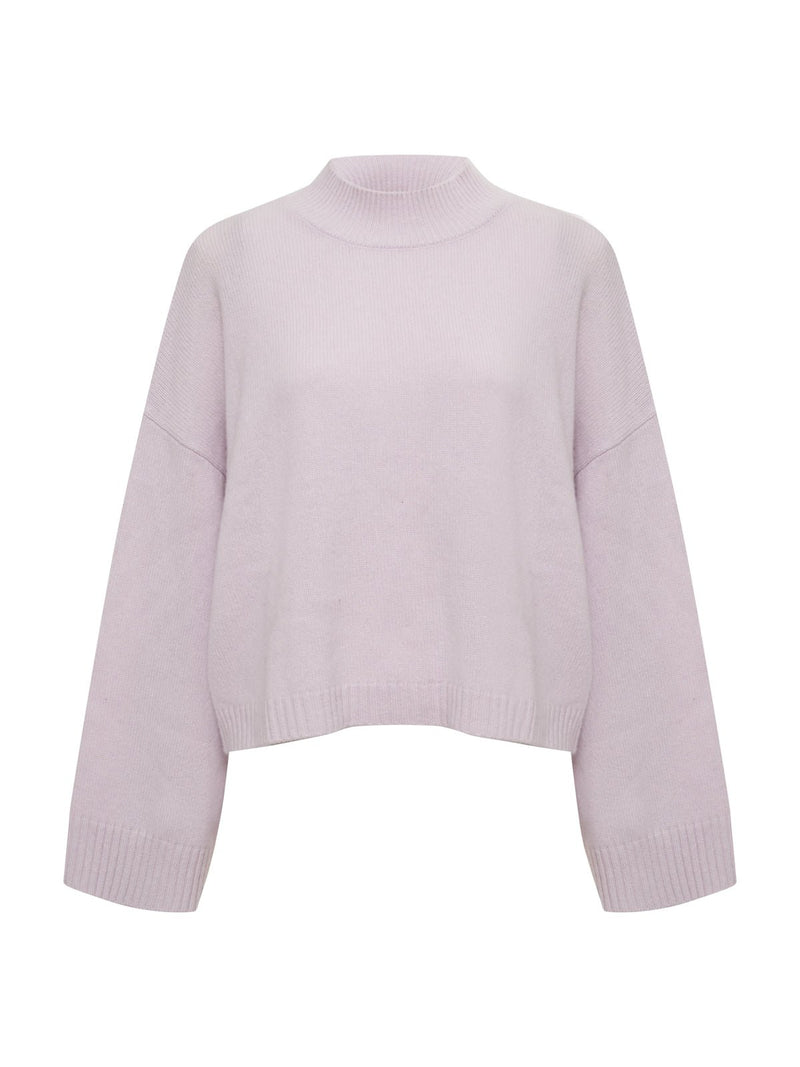 Forever Wool Cashmere Popover Light Twilight Mauve alt 6