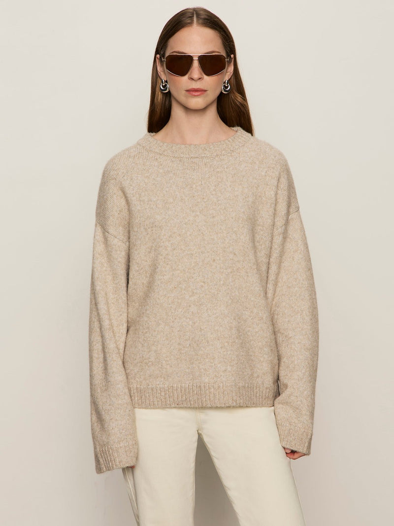 Go-To Sweater Heather Wheat alt 2