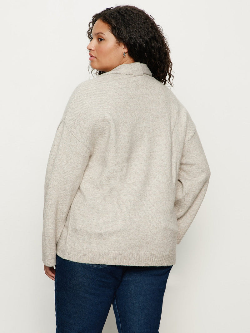 Go-To Sweater Heather Wheat Extended Sizing alt 3