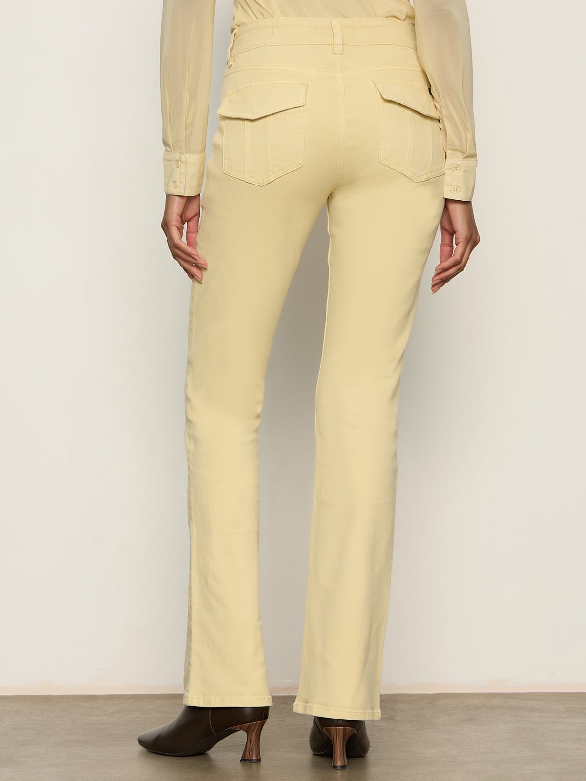 Hayden Bootcut Jean Buttercream - Sanctuary Clothing