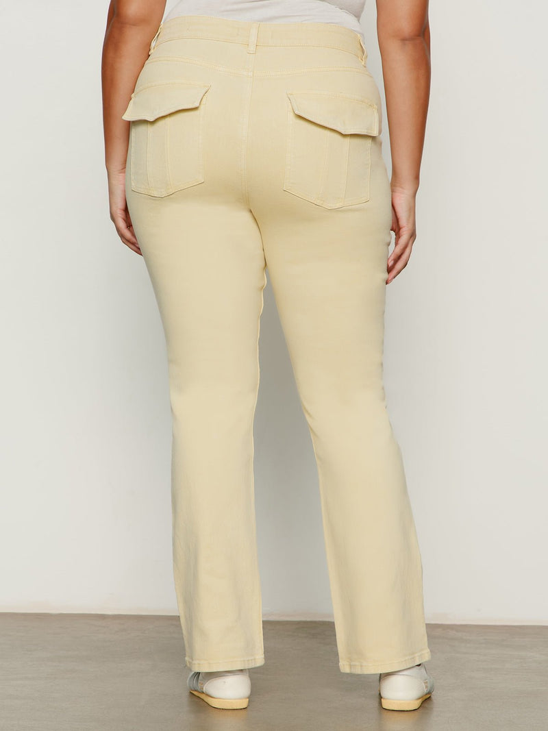 Hayden Bootcut Jean Buttercream Extended Sizing alt 2