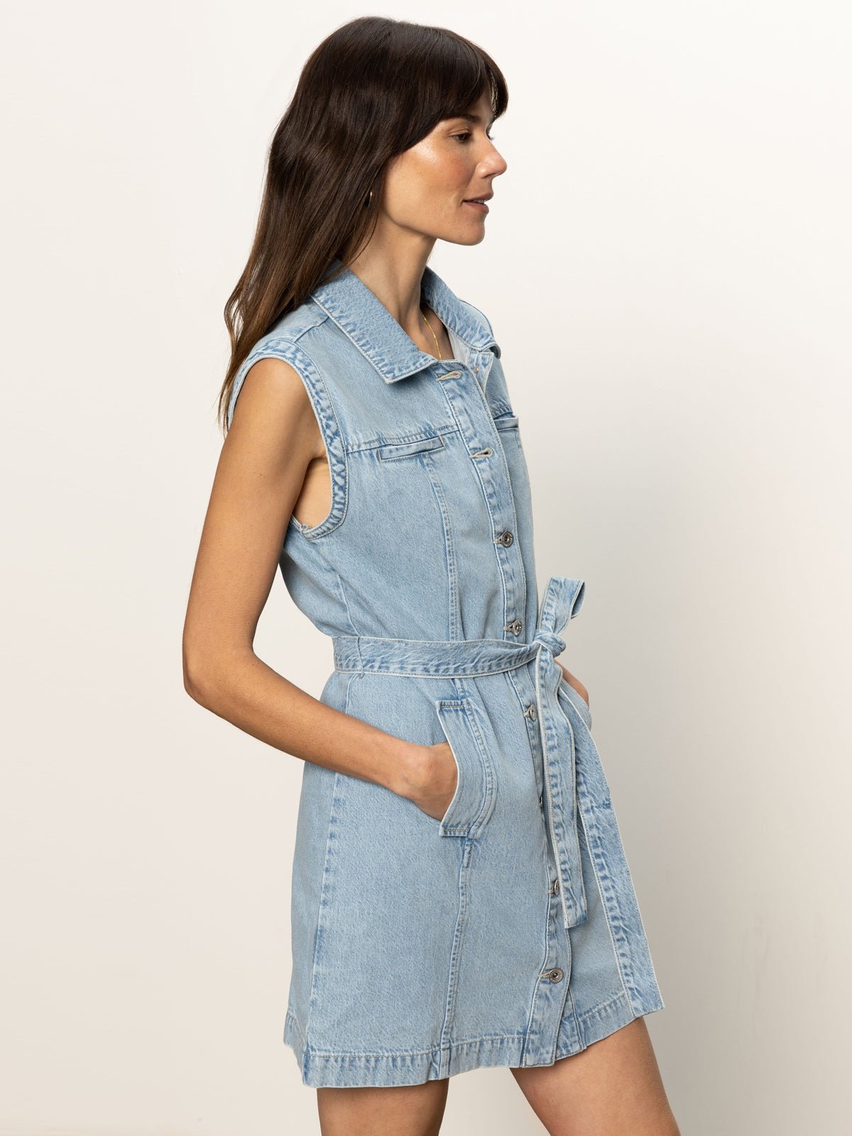 Ila Denim Dress Bouquet - Sanctuary Clothing