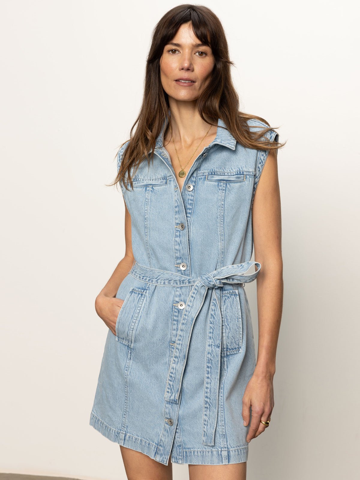 Ila Denim Dress Bouquet - Sanctuary Clothing