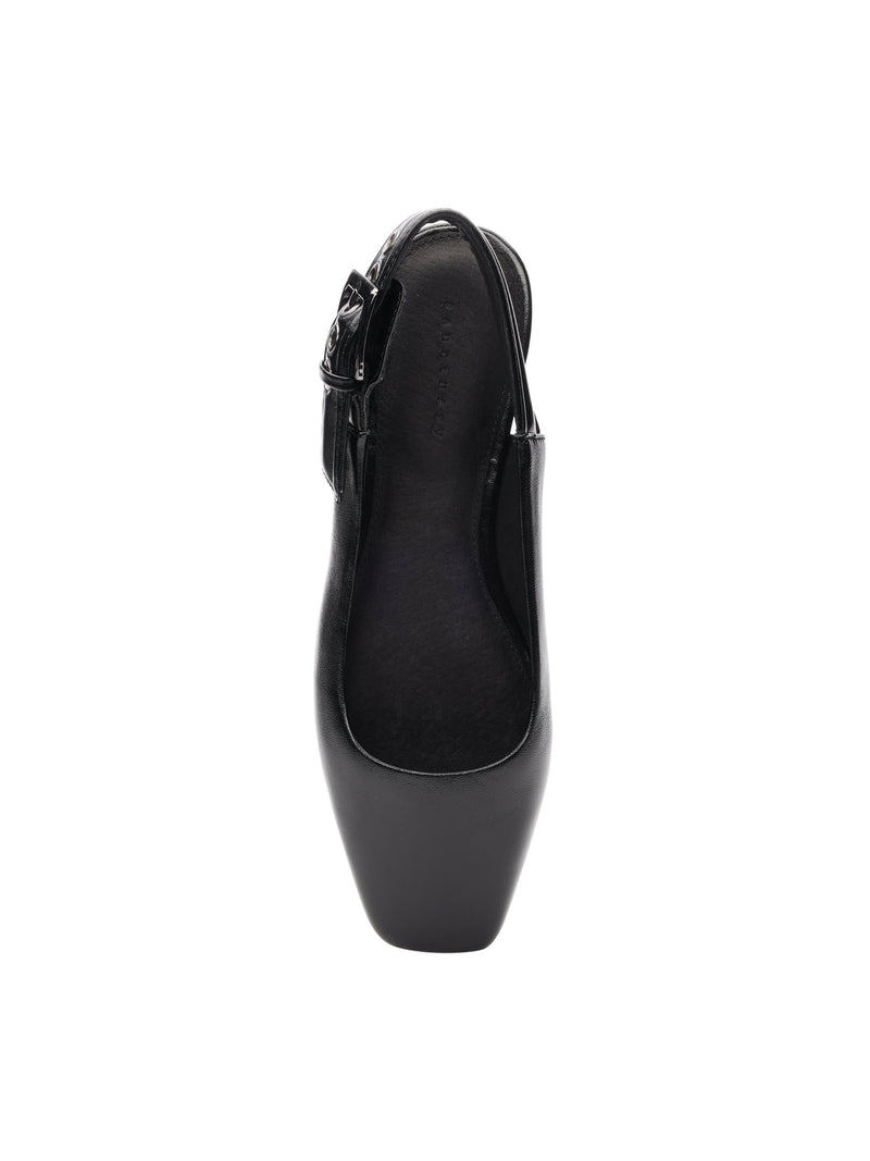 Kitchy Slingback Flat Black alt 3