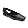 Kitchy Slingback Flat Black - Sanctuary Clothing