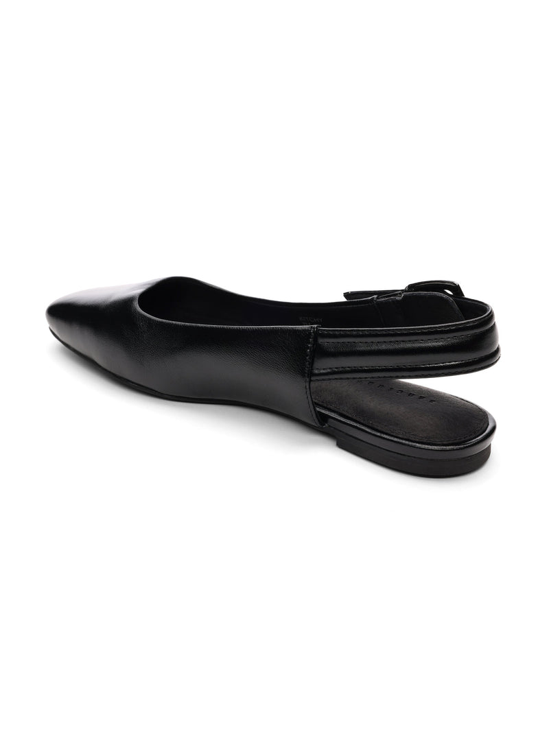 Kitchy Slingback Flat Black alt 2