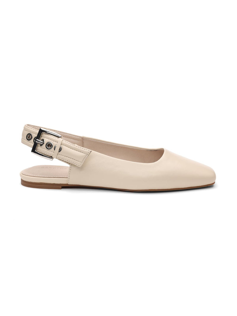 Kitchy Slingback Flat Eco Natural alt 1