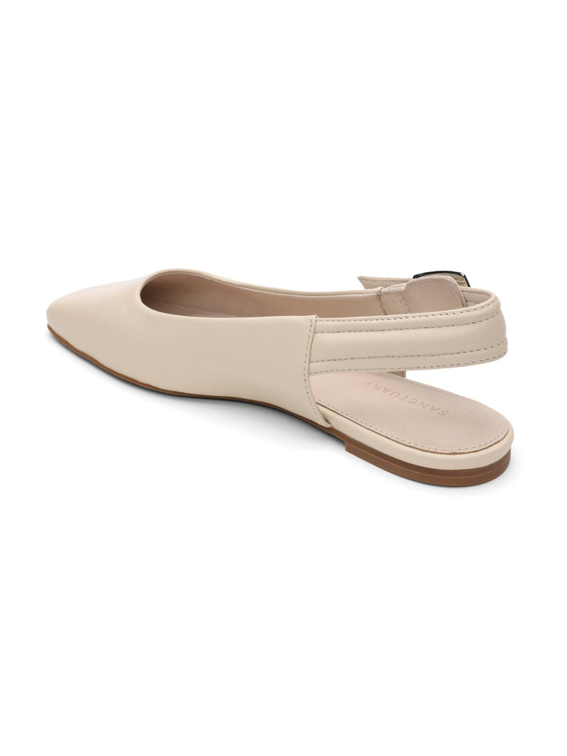 Kitchy Slingback Flat Eco Natural alt 2