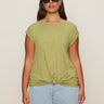 Knotted Muscle Tee Bamboo Extended Sizing - Sanctuary Clothing