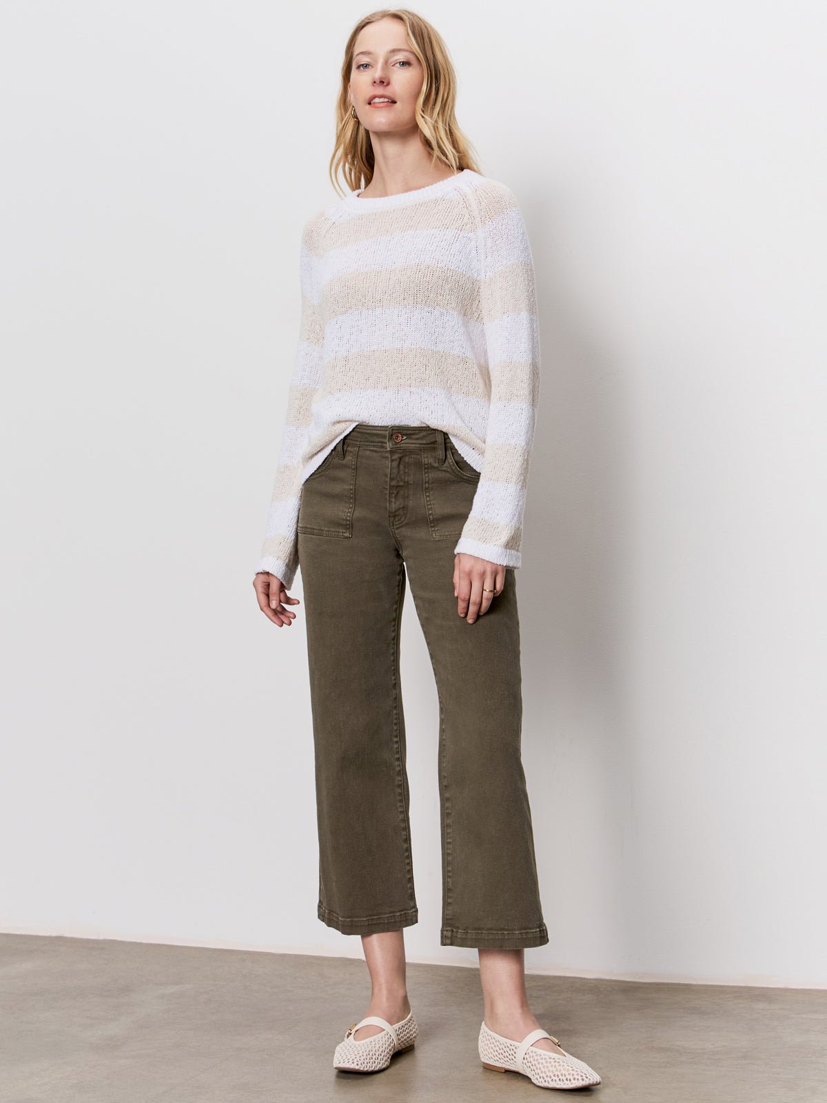 League Crop Jeans Fatigue - Sanctuary Clothing