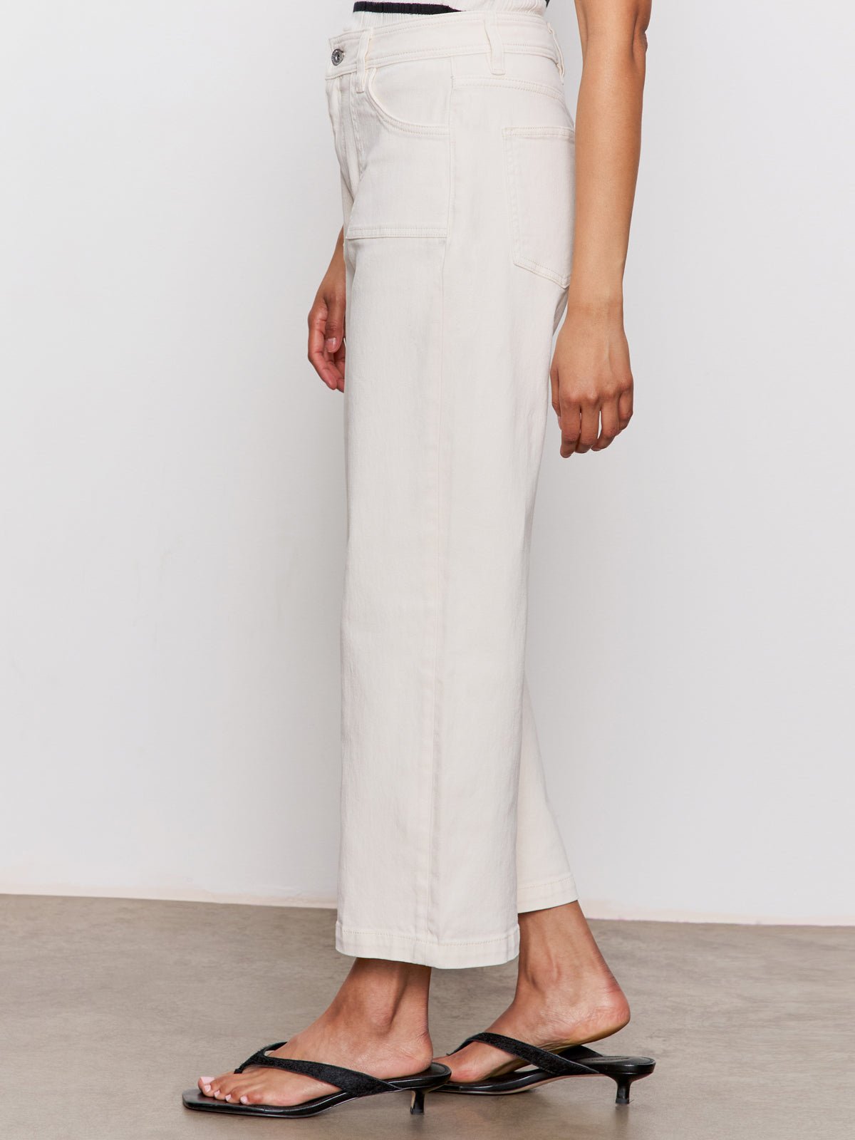 League Crop Jeans Light Oat - Sanctuary Clothing