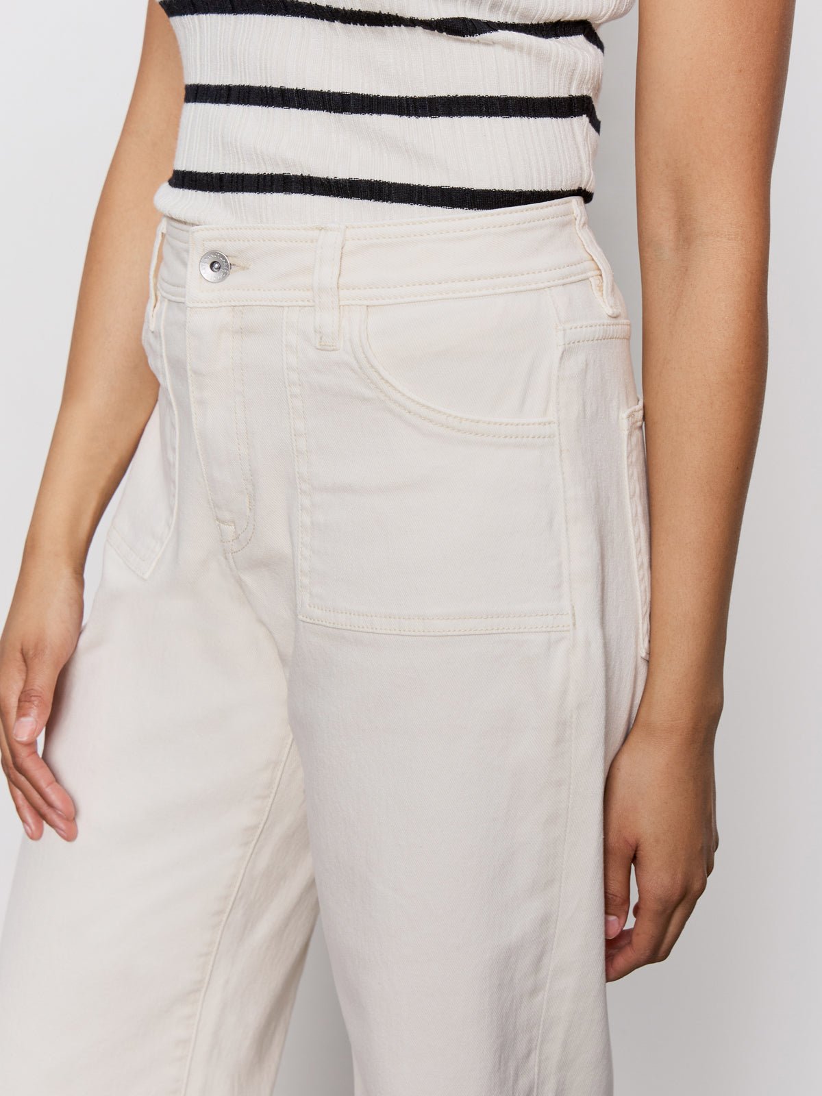 League Crop Jeans Light Oat - Sanctuary Clothing