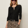 Lightweight Ribbed Cardi Black - Sanctuary Clothing
