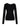 Long Sleeve Shoulder Twist Top Black Extended Sizing - Sanctuary Clothing