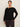 Long Sleeve Shoulder Twist Top Black Extended Sizing - Sanctuary Clothing