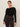Long Sleeve Shoulder Twist Top Black Extended Sizing - Sanctuary Clothing