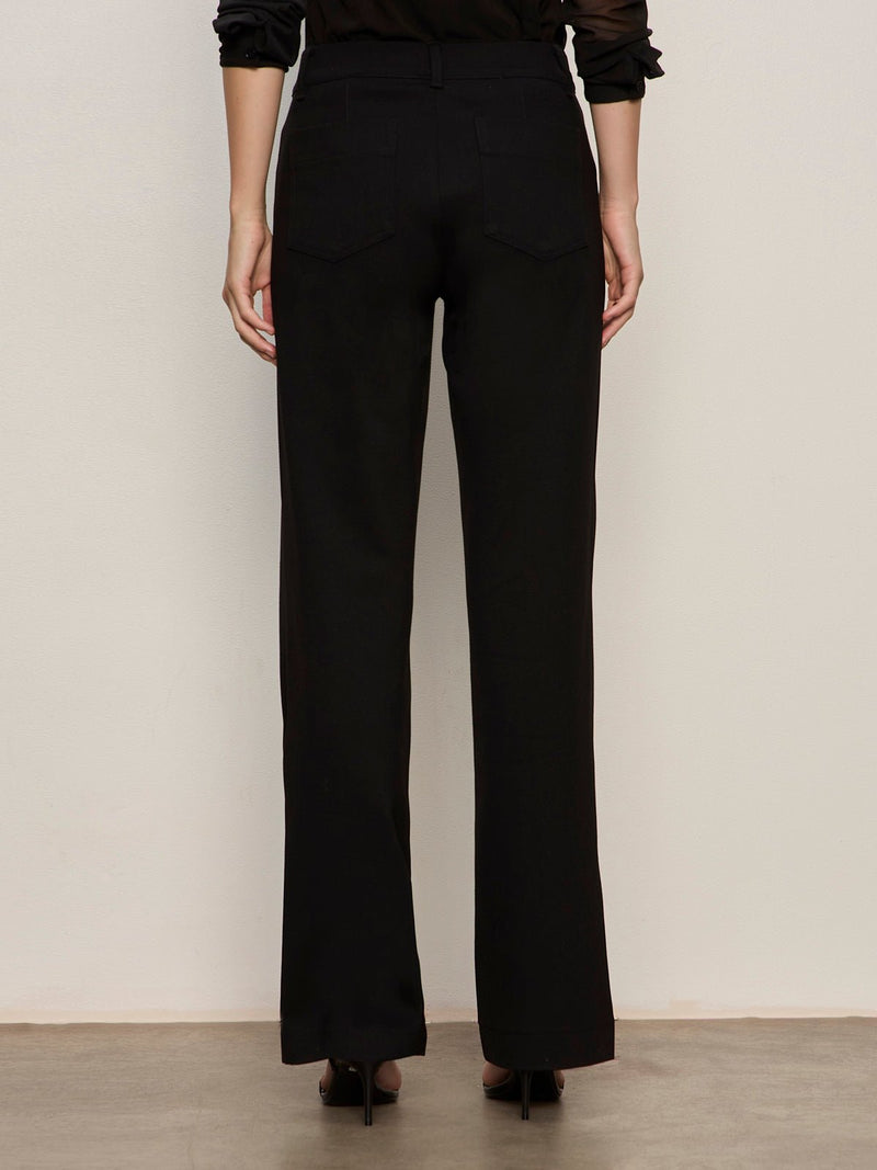 Marine Ponte Pant Black alt 2