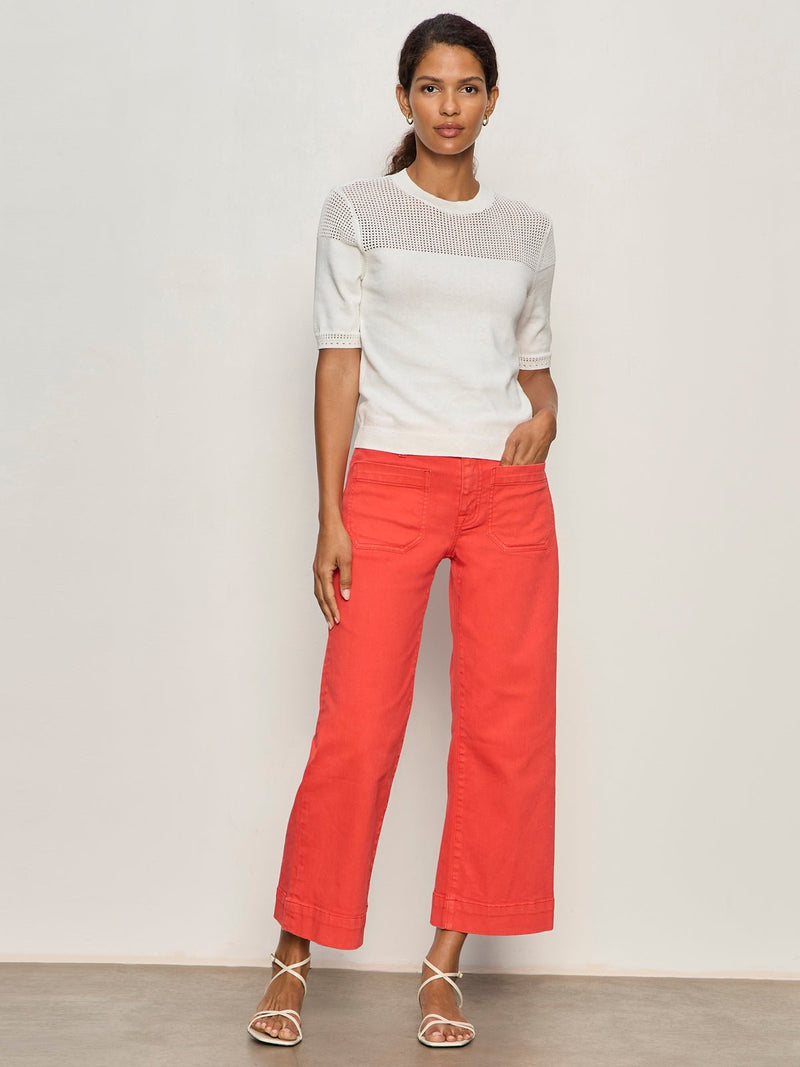 Mix Stitch Tee Chalk alt 5