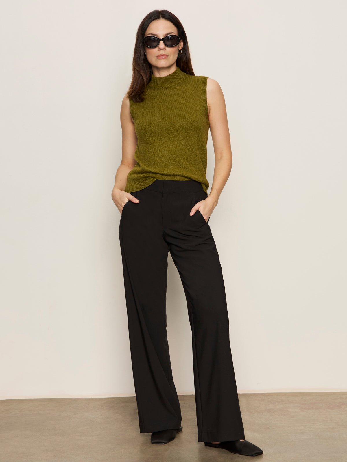 Modern Gab Trouser Black - Sanctuary Clothing